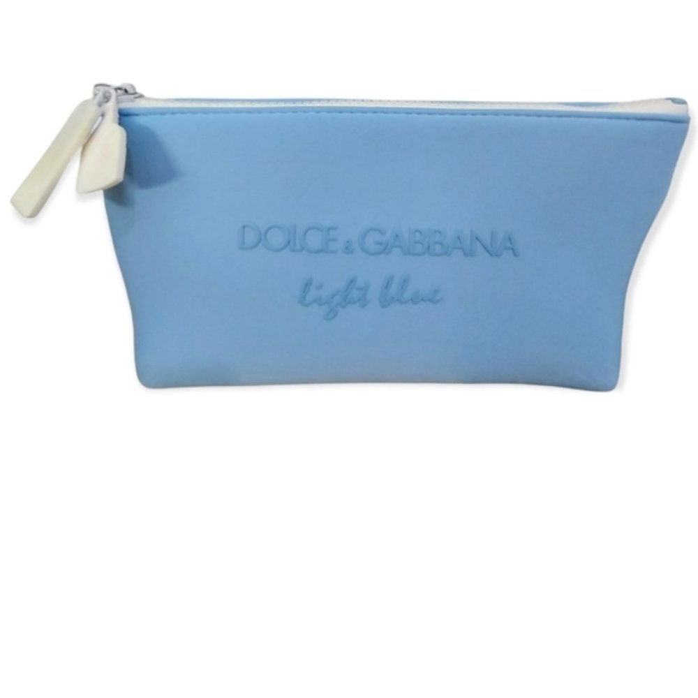 DOLCE &Gabbana Light Blue Makeup Bag NWOT